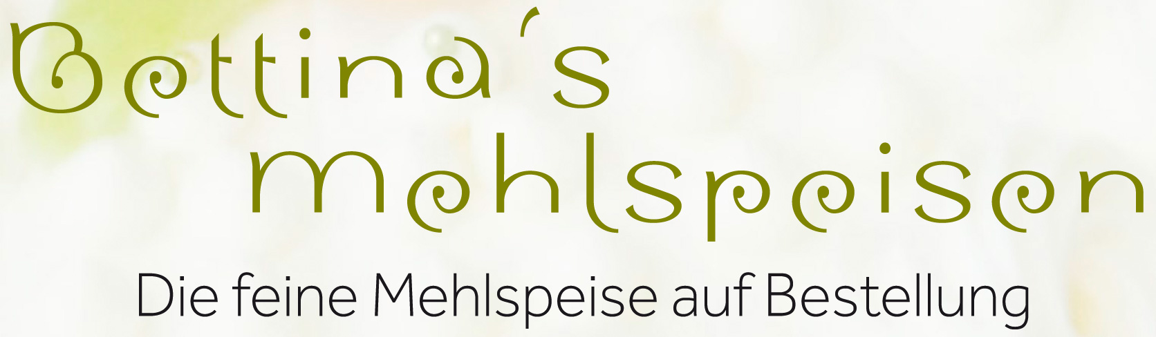 Bettinas Mehlspeisen Logo + Slogan