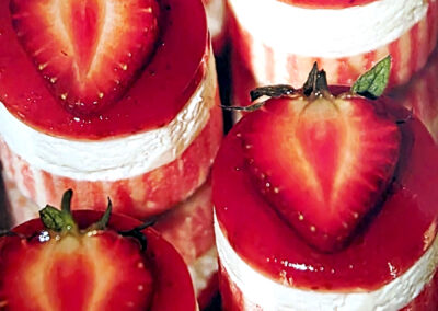Erdbeer Petit Four