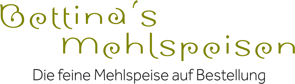 Logo Bettinas Mehlspeisen Slogan